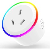 Resim Guangdong Spirit Wifi Akıllı Priz Rgb Kablosuz Güç Soketi Akıllı Yaşam / Tuya App Uzaktan Kumanda Alexa Google Home Au Tak Için Çalışmak 