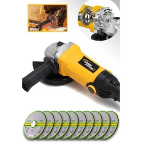 Resim Lieber German Teknoloji Bakır Sargı Devir Ayarlı 3400 W Spiral Avuç Içi Kesme ve Taşlama Makinası 10 Taş 