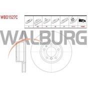 Resim Walburg-wbd1527c - Fren Dıskı On Havalı Kaplamalı Bmw 5 Serısı 