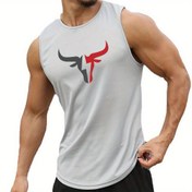 Resim Erkek Sporcu Tank Üstleri - Yaz Performansı Sporcu Sırt Çıplak Gömlekleri - Soluklu, Hızlı Kuruma Örgü Kumaşı - Kas Fit Crew Boyun Spor Giyim - Polyester ve Elastan Blend - Solid Renk Basketbol Antrenman Yelekleri 
