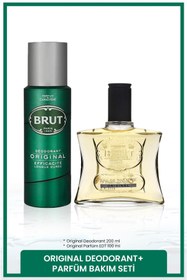 Resim Brut Original Erkek Bakım Seti Parfüm EDT 100 ml, Deodorant 200 ml- SET.BRUT.11 