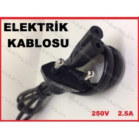 Resim Kaliteli Tv 1. 2. 3. Nesil Ac Güç Elektrik Kablosu 2 Oluk 