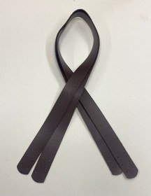 Resim Dikmeli Spor Sap / Çanta Sapı / Deri Dikmeli Sap 70 Cm Kahve Kahve Kahverengi 