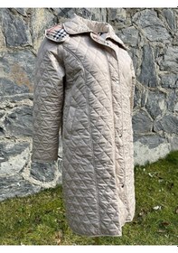 Resim Baharlık Kapitone Mont A. Bej Büyük Beden 105cm Çok Renkli 