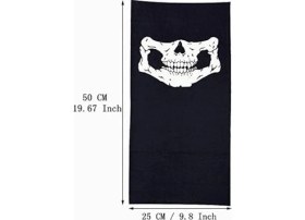 Resim Motorcu Boyunluk Baf Buff Bandana 25X48 cm Model 7 Nemere 
