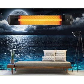 Resim Troya By Hook TR-400 Duvar Tipi 2500 Watt Ayarlanabilir Termostatlı İnfrared Isıtıcı 