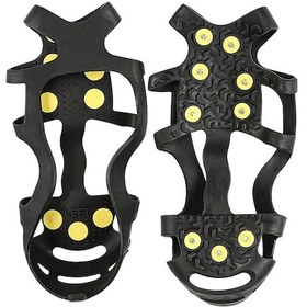 Resim Dolıty Kramponlar Sivri Uçlar Saplar Kaymaz Tutuş Buz 21cmx11cm Siyah 