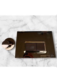 Resim İsaoğlu Yapı Bronz Gömme Rezervuar Butonu Bakır Kumanda Paneli Taharet Musluğu Komple Set Ankastre Valf Sifon Bakır 