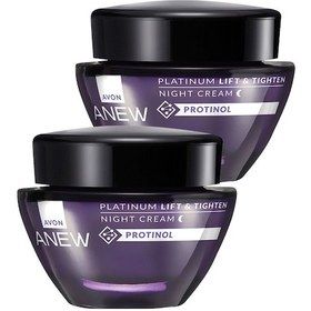 Resim Avon Anew Platinum Lift & Tighten Gece Kremi 2 x 50 ML 