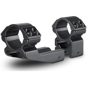 Resim Hawke 2 İnç Reach Forward 1 İnç 2 Parça Weaver Yüksek Dürbün Ayağ Siyah 