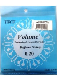 Resim Volume 110Ub Profesyonel Uzun Bağlama Teli 0.20 