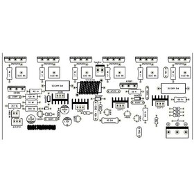 Resim 300 Watt Tek Kanal Mono Amfi Devre Kartı Yeşil 