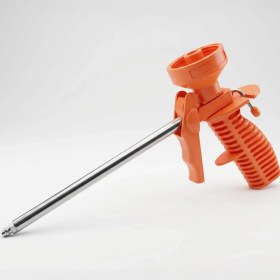 Resim Master Turuncu Ergonomik Saplı Metal Uçlu Köpük Tabanca Hassas Uygulama Için Profesyonel Köpük Tabancası 