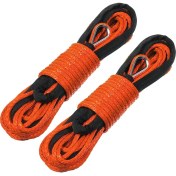 Resim Luuminaly Sentetik Vinç Halatı Vinç Hattı Kablo Halatı Turuncu (Yurt Dışından) 