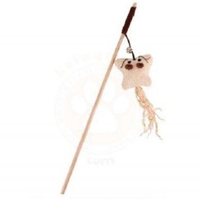 Resim Eastland Çıngıraklı Tahta Kedi Oltası 40 Cm 