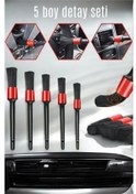 Resim Modacar 5 Boy Araç Detay Temizlik Fırça Seti Slalom Design 