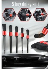 Resim Modacar 5 Boy Araç Detay Temizlik Fırça Seti Slalom Design 