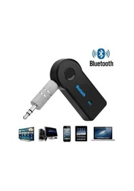 Resim Belirtilmemiş Yeni Nesil Bluetooth Aux Araç Kiti Siyah Tv Tablet Telefon Araç Araba 