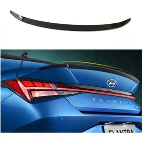 Resim Hyundai elantra spoiler pianoblack 2021+ 