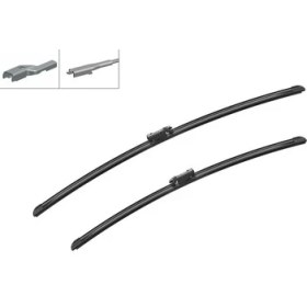 Resim Bosch ÖN SİLECEK SÜPÜRGE TAKIMI OPEL ASTRA J 2010-2020 625 725 AEROTWIN-FLATBLADE-MUZ TİPİ 95508195 1272031 13348852 1272028 