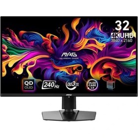 Resim Msı 31.5" Qd OLED Mag 321UPX 0.03MS 240HZ Hdmı-Dp Gamıng Monitör 3840X2160 