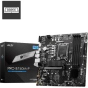 Resim Msı Pro B760M-P Ddr5 6800MHZ 1xvga 1xhdmı 1xdp 2xm.2 USB 3.2 Matx 1700P (12. / 13. ve 14. Nesil Işlemci Uyumlu) 