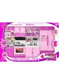 Resim 4 Lü Mutfak Seti Kitchen Set Kız Oyuncak 4 Ünite 