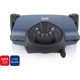 Resim DEKORANLA Gri Renkli Waffle ve Tost Makinesi, Pratik ve Şık Tasarım 