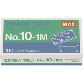Resim MAX Zımba Teli No:10 600301 (20 Kutu) 