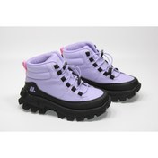 Resim Minican Kaymaz Kalın Dişli Taban Lastik Bağcıklı Kolay Giyim Kısa Boy Trekking Spor Bot 