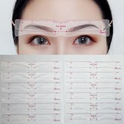 Resim 12'li Ayarlanabilir Kaş Şekillendirme Kartları - Giyilebilir & Çıkarılabilir, Silikon & Reçine, Yeni Başlayanlar İçin Mükemmel, Tüm Cilt Tipleri İçin İdeal, Mükemmel Kaş Şekillendirme, Makyaj Aletleri, Makyaj 