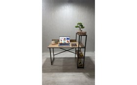 Resim Sofmina 3 Raflı Çalışma Masası 60X120 - Bilgisayar Ofis Ders Masası Oyuncu Masası 