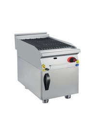 Resim Karacasan Endüstriyel 900 Seri Dolaplı 40 Cm Lpg Tüplü Lavataş Dökümlü Izgara 