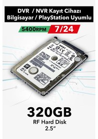 Resim 320gb Hard Disk - 5400rpm 7/24 Video Disk Güvenlik Kamerası Sistemi - Güvenlik Kamerası 