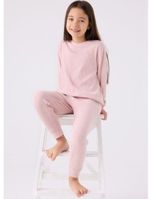 Resim Rolypoly Kız Çocuk Pembe Pijama Takımı Rp3464-c-v1 Pembe 