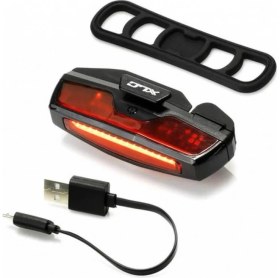 Resim Xlc CL-R21 25 Lümen USB Şarjlı Bisiklet Arka Lamba 