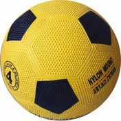 Resim Janva Futbol Topu Kauçuk Sağlam 4 Numara Yeni Üretim Karışık Renkli Top 