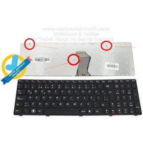 Resim Dell Inspron 13r, 14r, 14v Notebook Klavyesi (siyah Tr) 