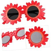Resim Himarry Kırmızı Papatya Şekilli Parti Gözlüğü 18x10 CM 