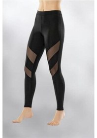 Resim Sporcu Dalgıç Yüksek Bel Tayt 4085 SiYAH 