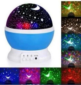 Resim Bfs Yıldız Görünümlü Gece Lambası Renkli Masa Lambası Gökyüzü Projeksiyon Çok Renkli 