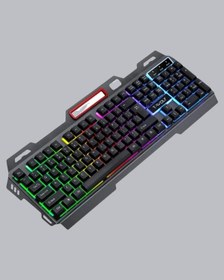 Resim Tek Rgb Aydınlatmalı Klavye Mouse Seti Usb Bağlantılı, Türkçe Q, Ayarlanabilir Dpı, Ergonomik Yapı Najmaddin 