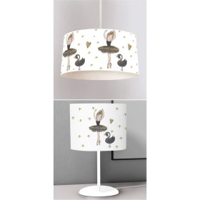 Resim Nidage Çocuk Odası Dijital Baskılı Sarkıt Avize ve Masaüstü Abajur Avize Model 236 