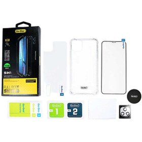 Resim Go-Des Iphone 11 Pro Max Uyumlu Ön Arka Koruma Go Des 5 In 1 Full Body Shield 