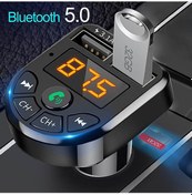 Resim Araç Için Bluetooth 5.0 Çift Usb Radyo Mp3 Müzik Çalar Adptörü 