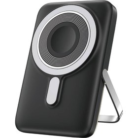 Resim Wiwu Wi-P018 Elite Serisi Led Ekranlı M-safe Powerbank Wireless 15W 10000mAh - Siyah 