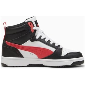Resim Puma Rebound V6 Mid Günlük Spor Ayakkabı C-pum393831j10p16 Siyah - Beyaz 