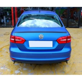 Resim MKG Vw Jetta Mk6 Makyajsız Kasa R Difüzör Piona Black Çıkıssız 2010 2011 2012 2013 2014 