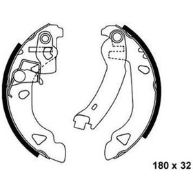 Resim BOSCH 986487317 KAMPANA BALATA BRAVA 95- BRAVO 95- PUNTO 93-00 18 