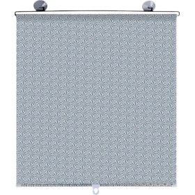 Resim Hombey Oto Yan Cam Güneşlik 40x60cm - Güneş Reflektörü, Isı Yalıtımı, Otomatik Geri Çekilebilir, Deliksiz Montaj - 3 Süpürgeyle Gümüş 